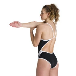 Arena Team Stripe Super Flyback 7 Arena Team Stripe Super Flyback -Speedo Shop 001417 501 WTEAMSTRIPESUPERFLYBACKONEPIECEFL 002 O