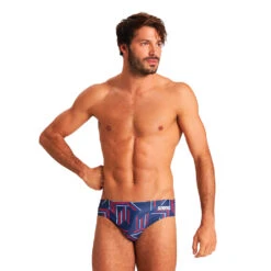 Arena MaxLife Puzzled Brief -Speedo Shop 004670 740 MPUZZLEDBRIEF 001 O