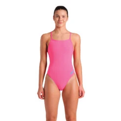 Arenas Pink Blue Solid Challenge Back