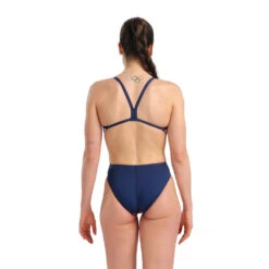 Arena MaxLifeECO Marbled Challenge Back -Speedo Shop 005562 740 WOMEN SSWIMSUITCHALLENGEBACKMARBLED 002 O