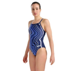 Arena MaxLifeECO Marbled Light Drop Back 12 Arena MaxLifeECO Marbled Light Drop Back -Speedo Shop 005563 770 WOMEN SSWIMSUITLIGHTDROPBACKMARBLED 001 O