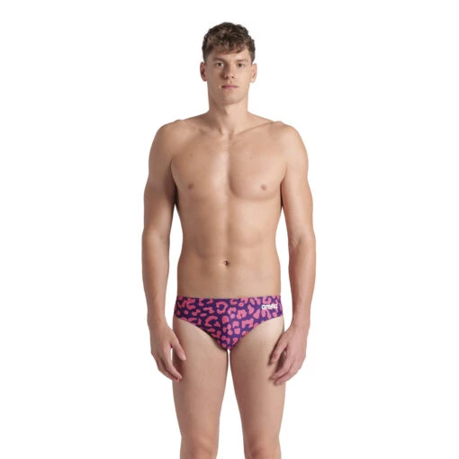 Arena Leopard Print Brief