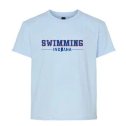 Gildan Youth Light Blue Swimming Tee 2024 -Speedo Shop 64000B blue IN