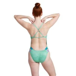 Speedo Printed Twist Back -Speedo Shop 8 00240306909 X2