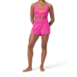 Speedo Regan Smith Solid Logo High Waist Short -Speedo Shop 8 00495416012 X4