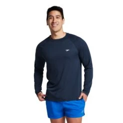 Speedo Men's Long Sleeve Swim Shirt -Speedo Shop 8 7482183413 X1