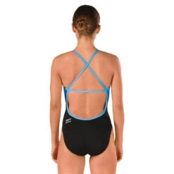 Speedo Endurance+ Launch Splice Cross Back -Speedo Shop 8191409 976 bk