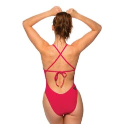 Jolyn Jackson Solid Onesie -Speedo Shop JACKSON4 DRAGONFRUIT BACK