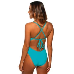 Jolyn Jackson Solid Onesie -Speedo Shop JACKSON4 HAWAII BLUE