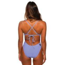 Jolyn Jackson Solid Onesie -Speedo Shop JACKSON4 LAVENDER BACK