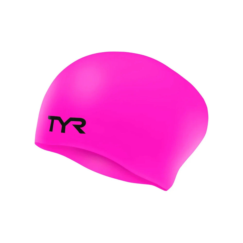 TYR Long Hair Wrinkle-Free Swim Cap 8 TYR Long Hair Wrinkle-Free Swim Cap - Image 8
