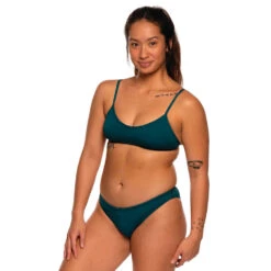 Jolyn Solid Midl Bikini Bottom -Speedo Shop MIDL PEACOCK 1