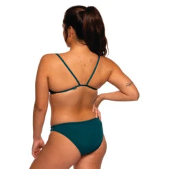 Jolyn Solid Midl Bikini Bottom -Speedo Shop MIDL PEACOCK 2