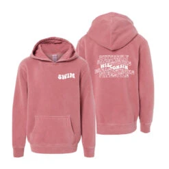 Youth Bubble Hoodie -Speedo Shop PRM1500Y MAROON WI