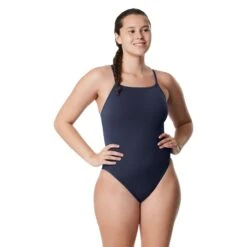 Speedo Solid Endurance Strappy Back -Speedo Shop Solidstrappyback navy