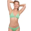 Jolyn Green Apple Triangle Bikini Top