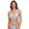 Jolyn Huckleberry Triangle Bikini Top