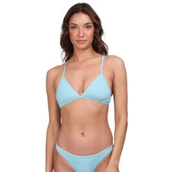 Jolyn Huckleberry Triangle Bikini Top