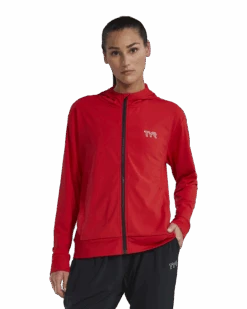 TYR Women's Full Zip Hoodie -Speedo Shop T28054 610 main01