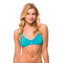 Jolyn Solid Vent Bikini Top -Speedo Shop VENT HAWAII BLUE 1