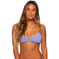 Jolyn Solid Vent Bikini Top -Speedo Shop VENT LAVENDER 1