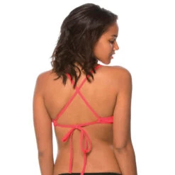 Jolyn Solid Vent Bikini Top -Speedo Shop VENT STRAWBERRY 2