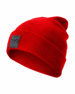 TYR Cuffed Knit Beanie -Speedo Shop cuffed knit beanie hkta3a 610red 1 d5c7b513 81bd 4e04 a586 09e0d885a4d3