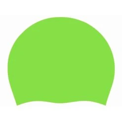 Elsmore Solid Silicone Cap -Speedo Shop elsmore solid silicone cap els silicone day glo green 1