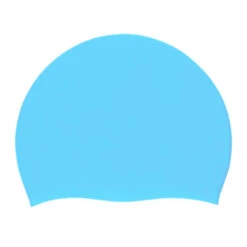Elsmore Solid Silicone Cap -Speedo Shop elsmore solid silicone cap els silicone light blue 1