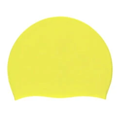 Elsmore Solid Silicone Cap -Speedo Shop elsmore solid silicone cap els silicone yellow 1
