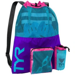 TYR Big Mesh Mummy Backpack -Speedo Shop mummy bag 3 lbmmb3 purpleblue 1 e471644c 80f5 43d2 b323 49ea3d790c65