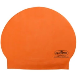 Elsmore Solid Latex Cap -Speedo Shop orange els