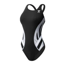 TYR Women's Phoenix Splice Maxfit -Speedo Shop pheonix maxback mpx7 blackwhite 1 30a3779e d953 453c b6f4 d00aa649404e