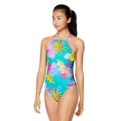 Speedo Printed High Neck