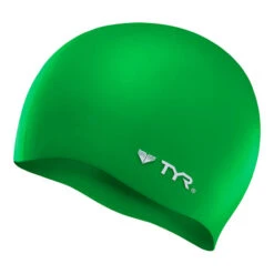 TYR Wrinkle Free Silicone Swim Cap -Speedo Shop silicon cap no wrnkl lcs green 1