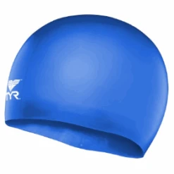 TYR Wrinkle Free Junior Silicone Swim Cap -Speedo Shop silicone jr racr cap lcsjr royal 1