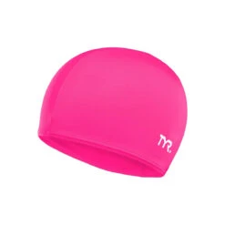 TYR Lycra® Fiber Swim Cap -Speedo Shop solid lycra caps lcy 670pink 1