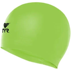 TYR Latex Adult Swim Cap -Speedo Shop tyr latex swim cap lcl flourescent green 1 f54a090e b79d 49ea 99c9 7e71ac78050d