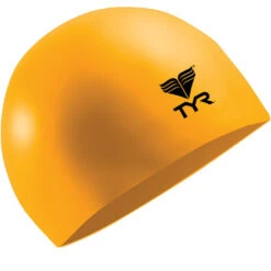 TYR Latex Adult Swim Cap -Speedo Shop tyr latex swim cap lcl flourescent orange 1 ddb32e08 9d4b 44c8 a530 df44730ec63e