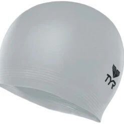 TYR Latex Adult Swim Cap -Speedo Shop tyr latex swim cap lcl silver 1 b07f093c 4cf7 487c 87e3 62c20fcbd752