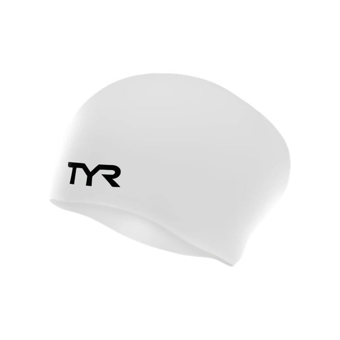 TYR Long Hair Wrinkle-Free Swim Cap 3 TYR Long Hair Wrinkle-Free Swim Cap - Image 3