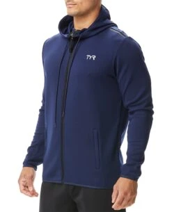 TYR Men's Alliance Podium Zip Hoodie -Speedo Shop tyr mens team zip hoodie mtfzh2a navy 1 0c82883c e2e2 4fa7 b9cd 04f67e67c5f7