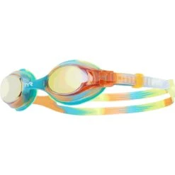 TYR Kids Swimple Tie Dye Mirrored Goggle -Speedo Shop tyr swimple tie dye mirrored goggle lgswtdm goldturquoise 1 eebe9f1d d871 4914 8506 48eba20f46c7