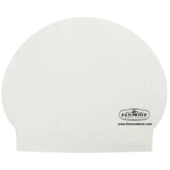 Elsmore Solid Latex Cap -Speedo Shop white els
