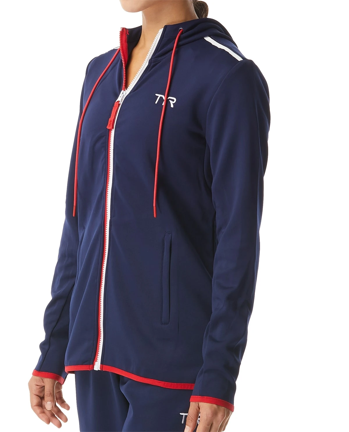 TYR Women's Alliance Podium Zip Hoodie 5 TYR Women's Alliance Podium Zip Hoodie - Image 5